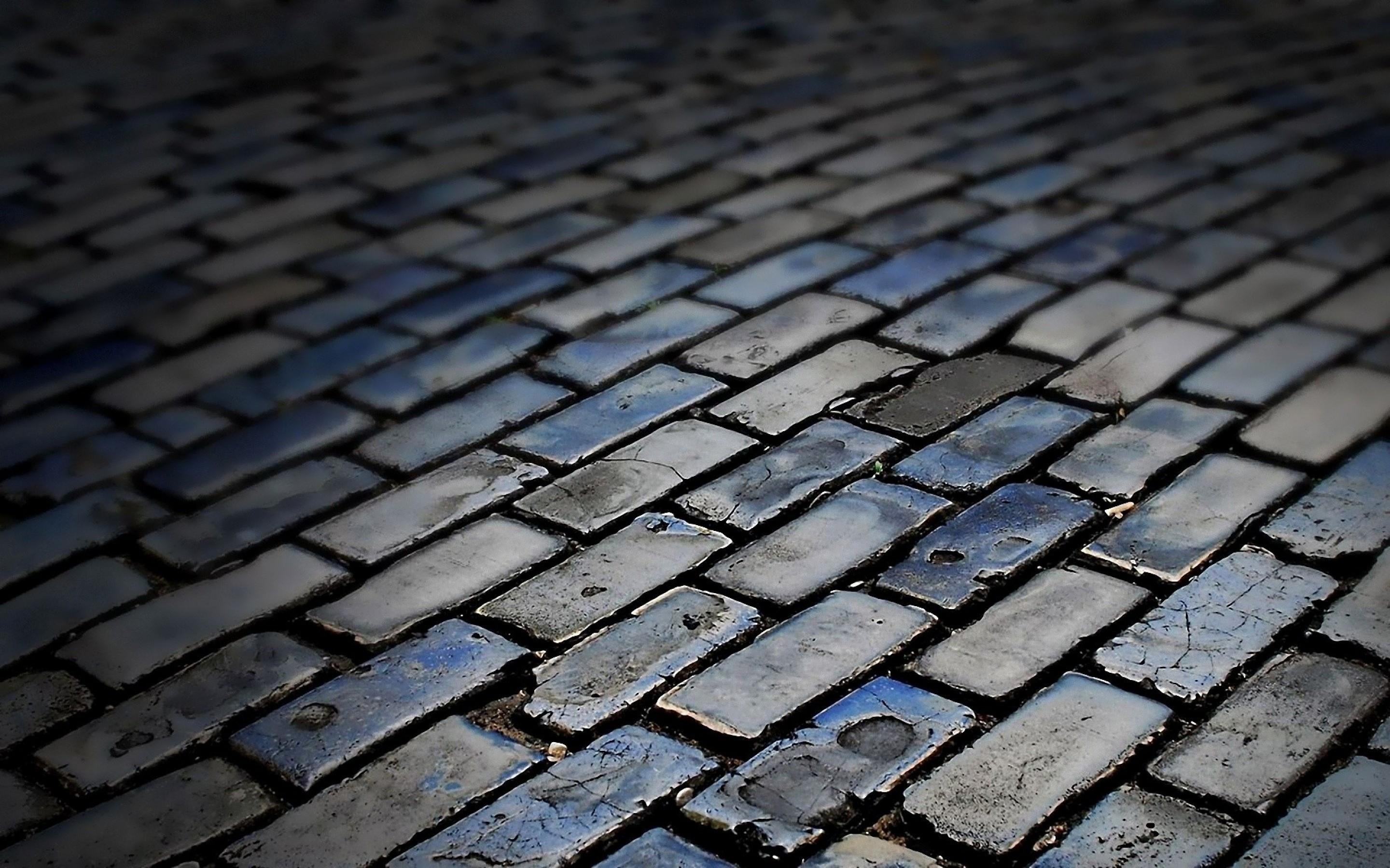 Download 2880x1800 Sidewalk, Bricks, Pavement Wallpaper