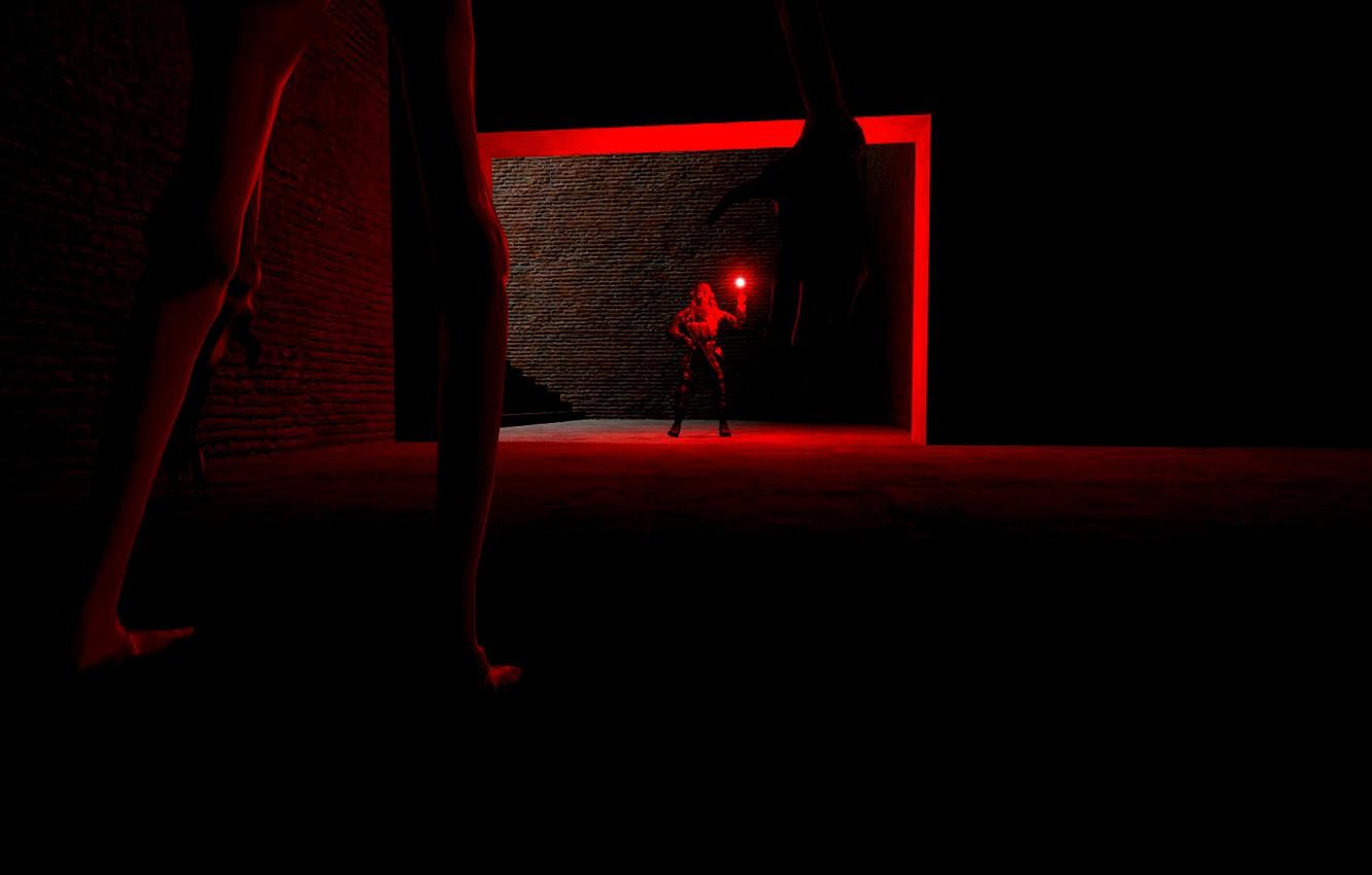 Photo Wallpaper Soldier, Monster, Security, Scp, Scp