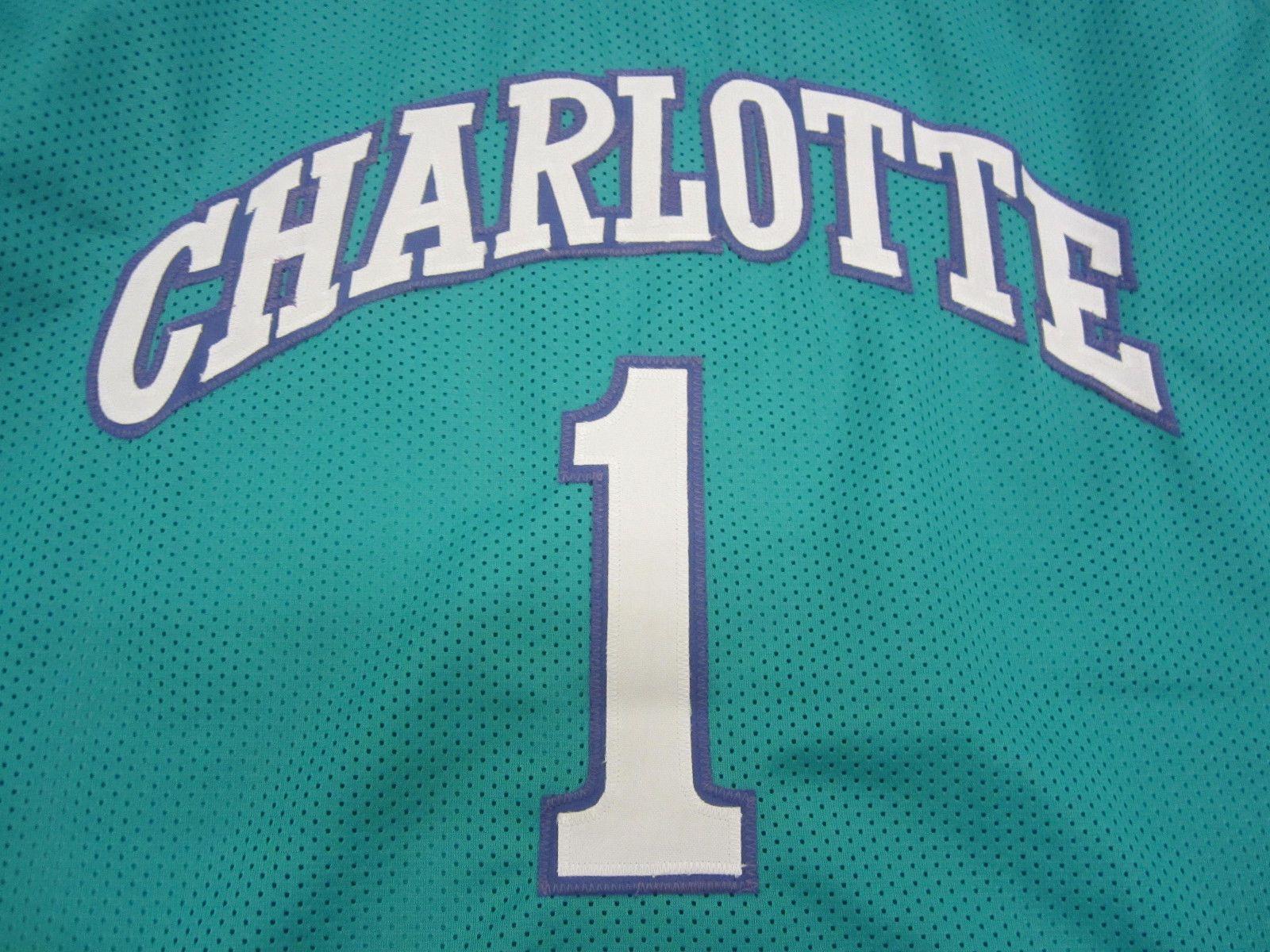 Muggsy Bogues Signed Charlotte Hornets Jersey / Playing career 1987–2001 / COA