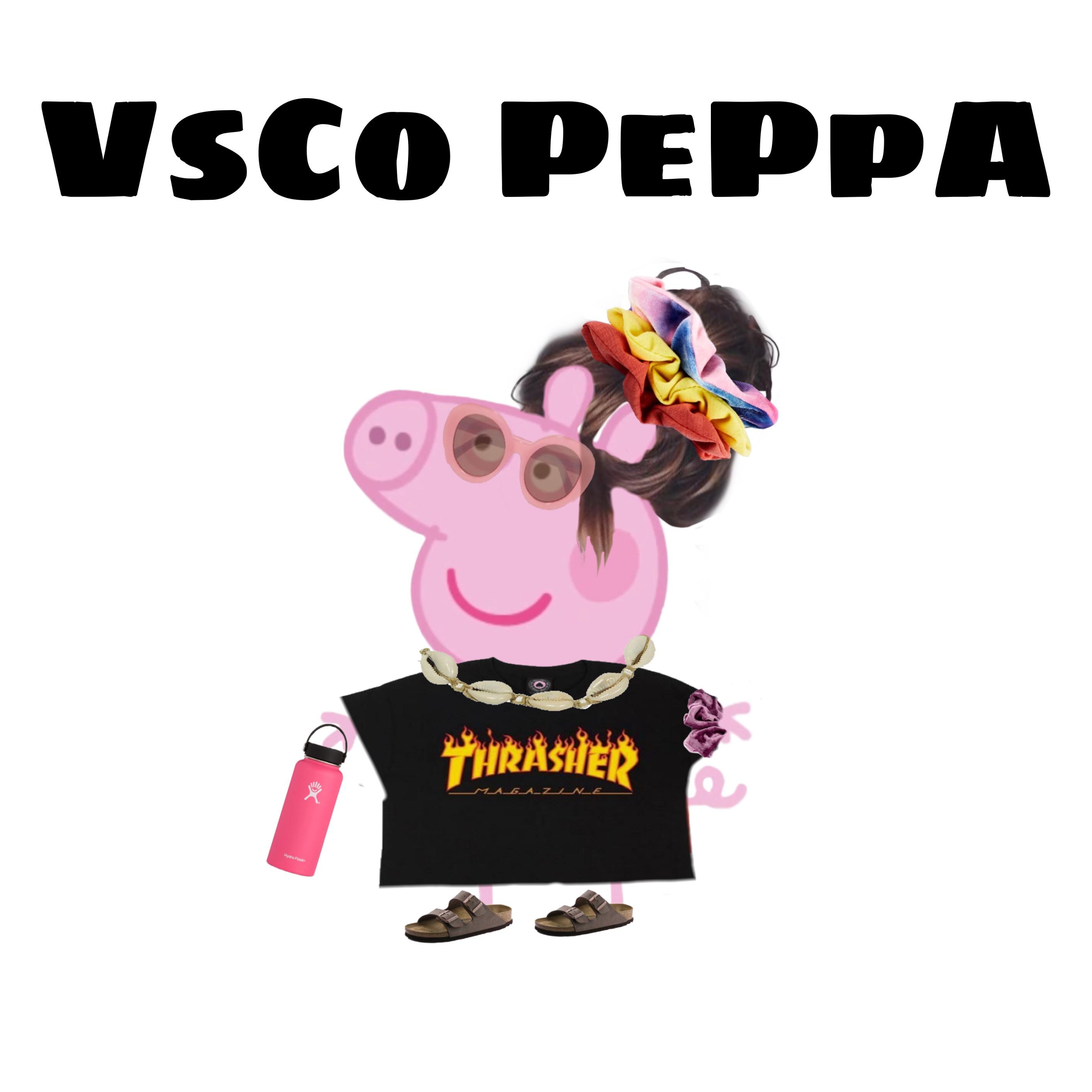 VSCO PEPPA PIG SCRUNCHIE THRASHER HYDRO FLASK SKSKSKSKS
