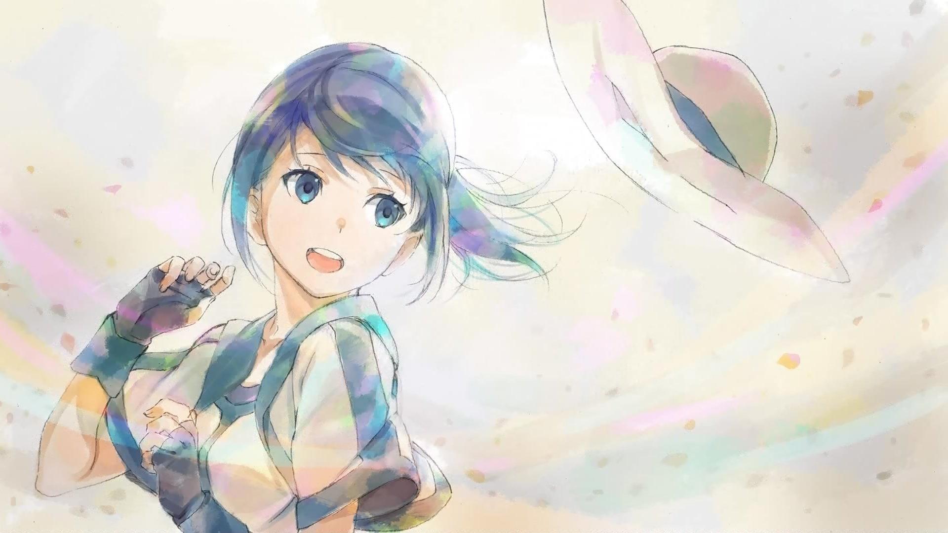 Happy Smiling Anime Girl HD Wallpaperx1080