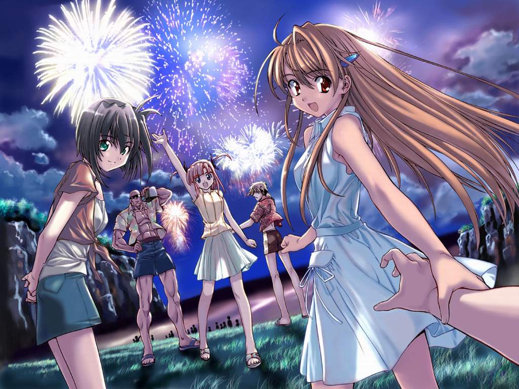 Anime Happy New Year HD Wallpaper