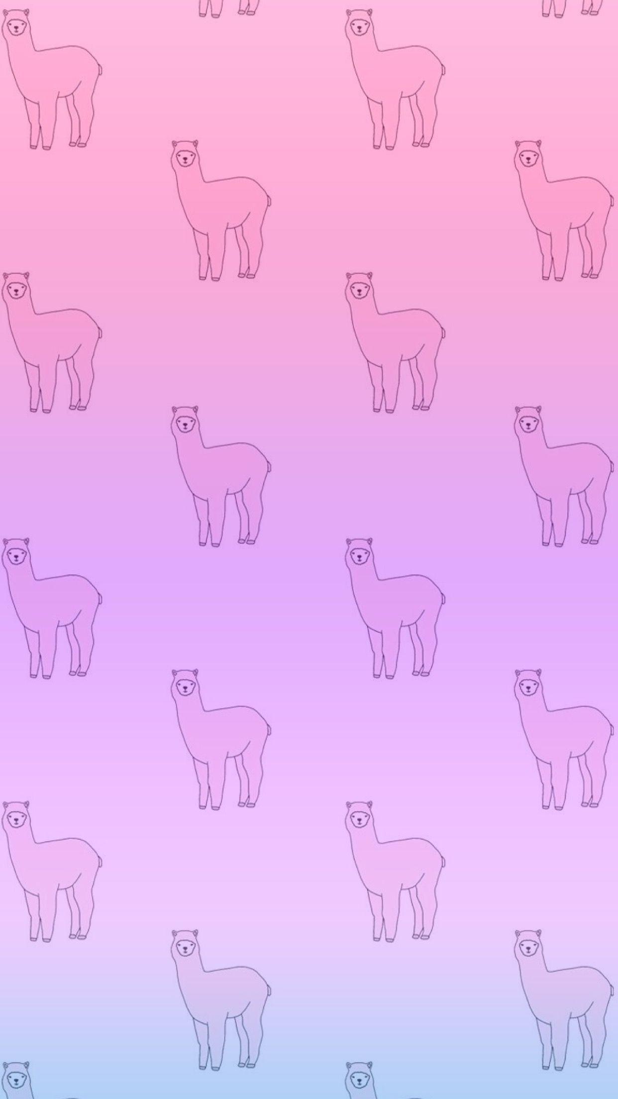 Kawaii Alpaca Wallpapers Wallpaper Cave