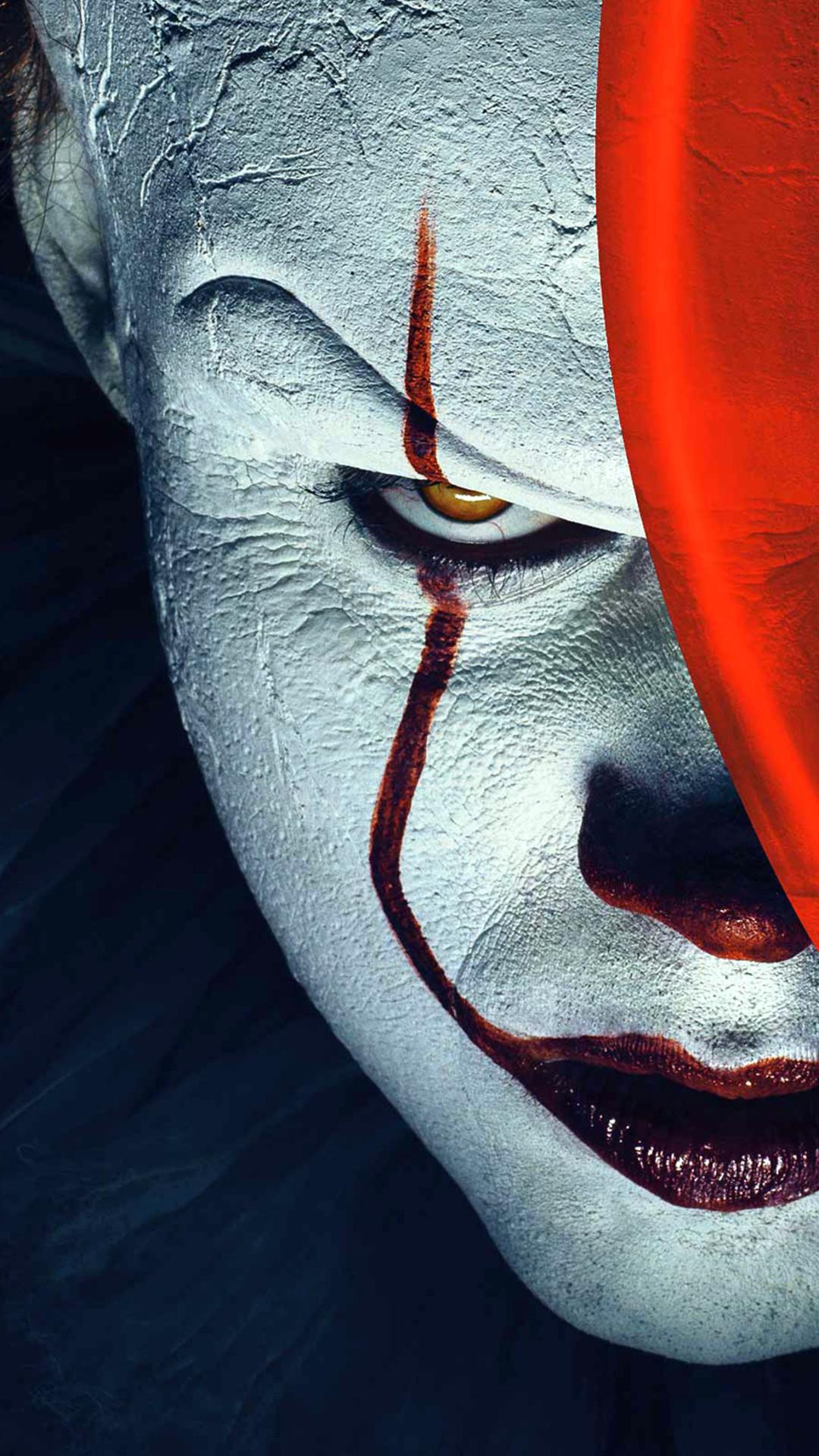 Scary clown Pennywise 4K wallpaper download