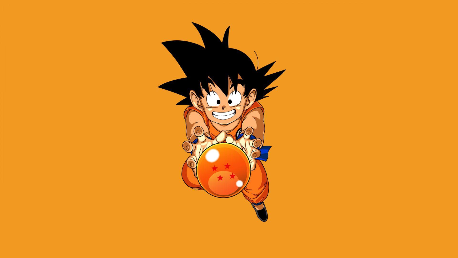Anime Dragon Ball HD Wallpaper orange ball 1920x1080. Goku