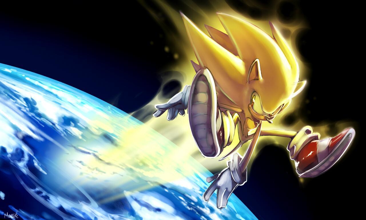 Super Sonic, Fanart Anime Image Board