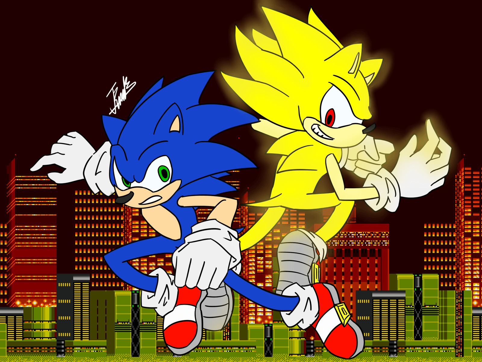 Fleetway Super Sonic Wallpapers - Wallpaper Cave