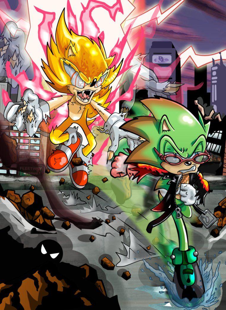 Archie Vs Fleetway: Scourge and Super Sonic