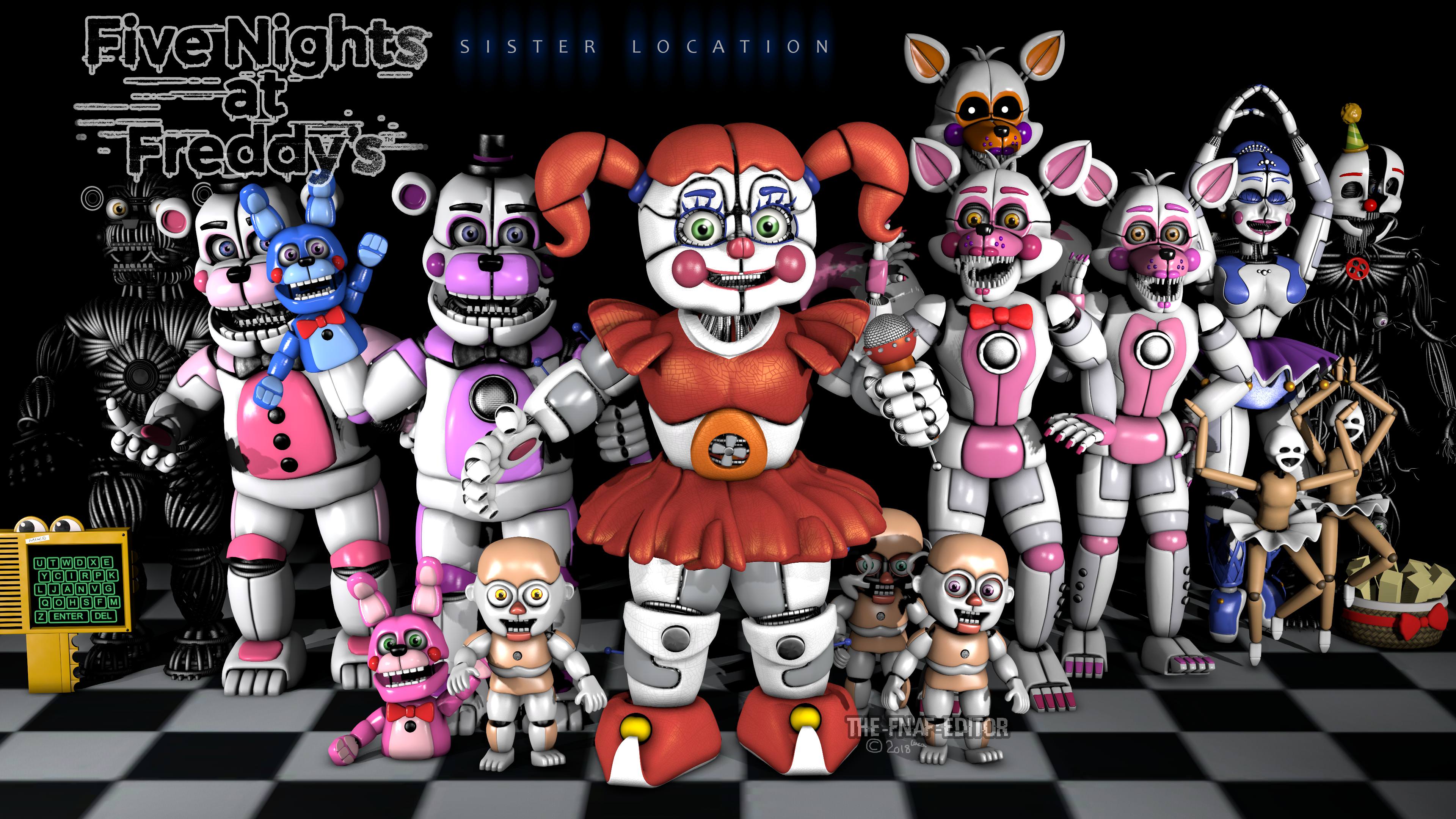 Baby Five Nights at Freddys Sister Location HD FNAF Wallpapers  HD  Wallpapers  ID 46847