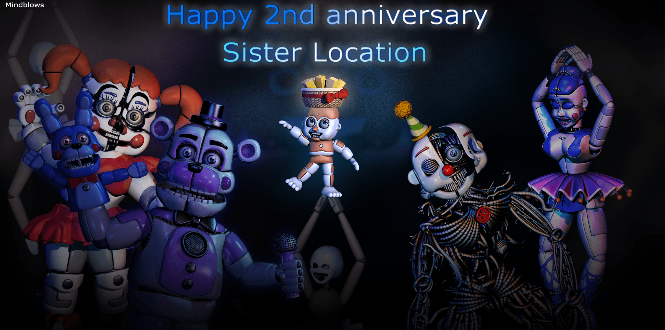 Five Nights At Freddy's Sister Location year Anniversary