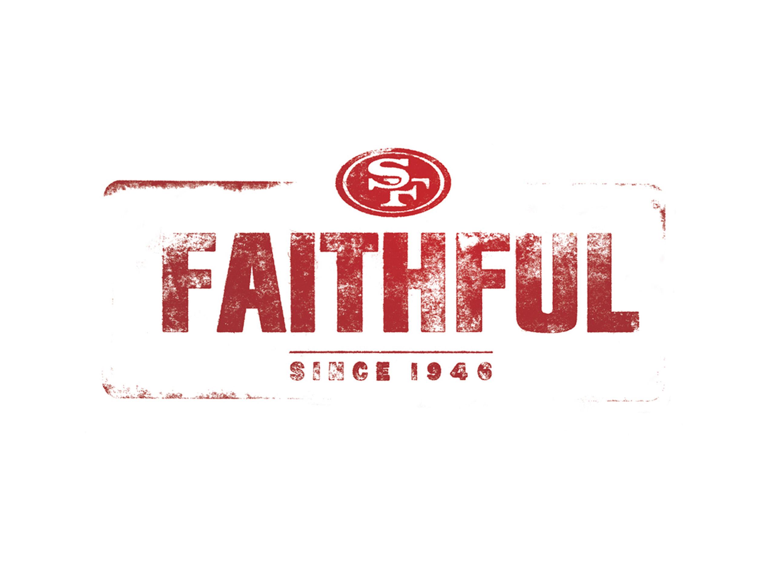 San Francisco 49ers Faithful white 2560×1920