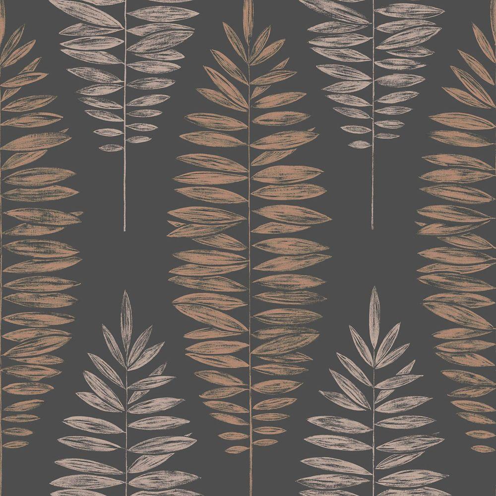 Lucia Black/Copper/Rose Gold Removable Wallpapers