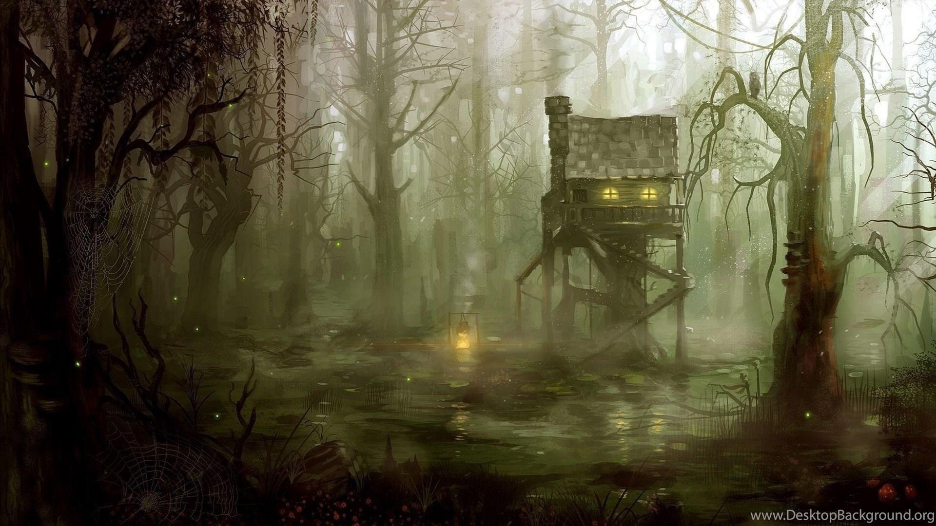 Treehouse In The Forest HD Aesthetic Wallpapers Free HD