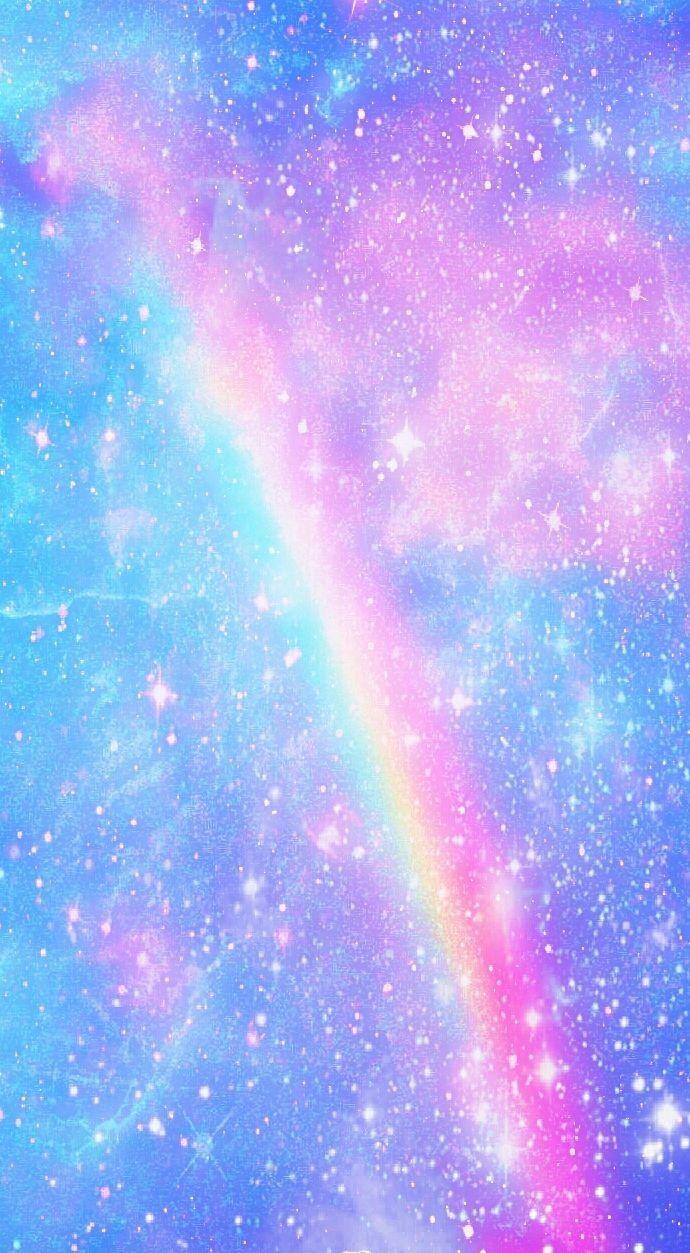 Pastel Rainbow. Pastel ••. Rainbow wallpaper, Galaxy
