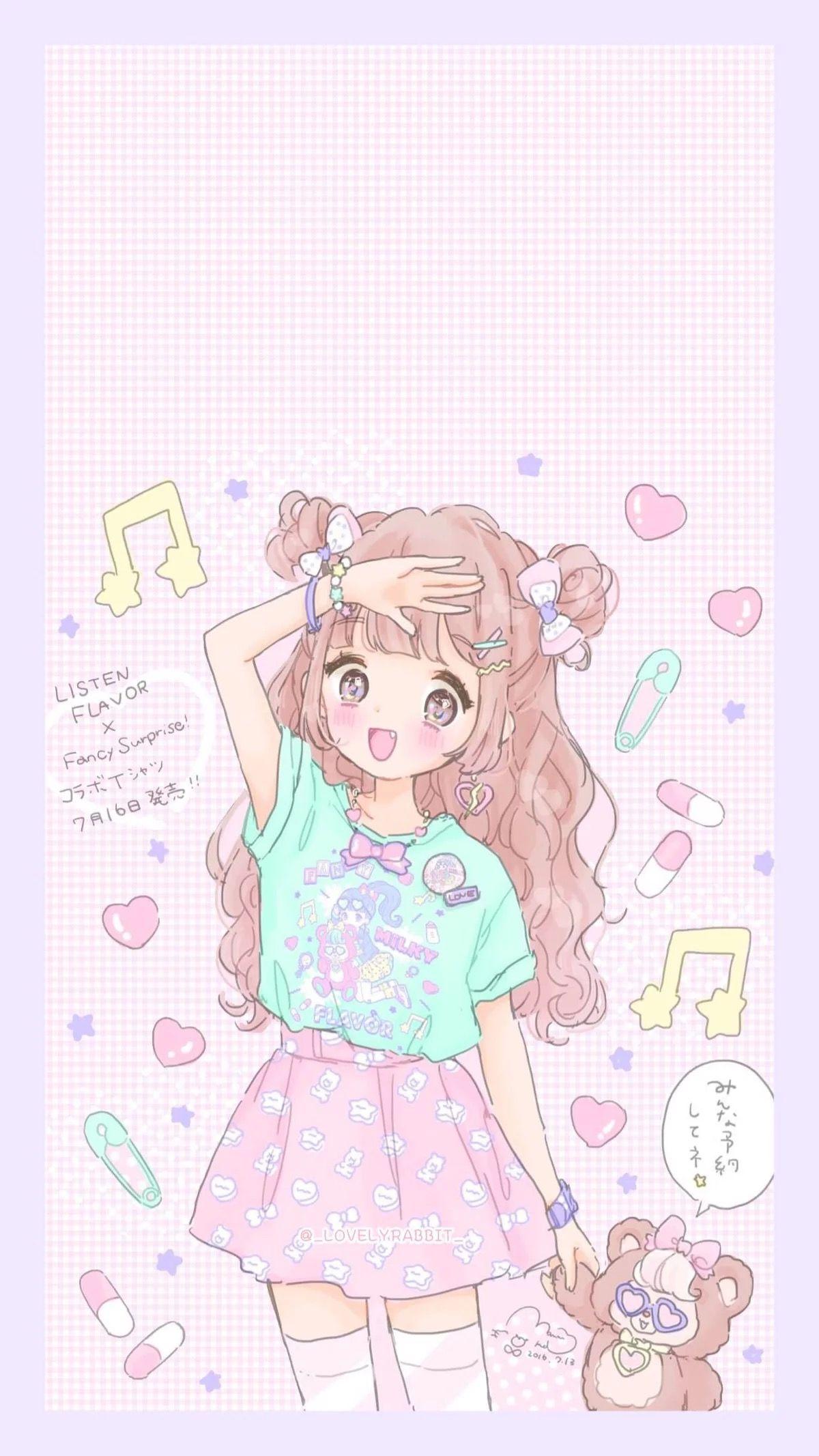 Pastel Kawaii Wallpaper Anime, Download Wallpaper