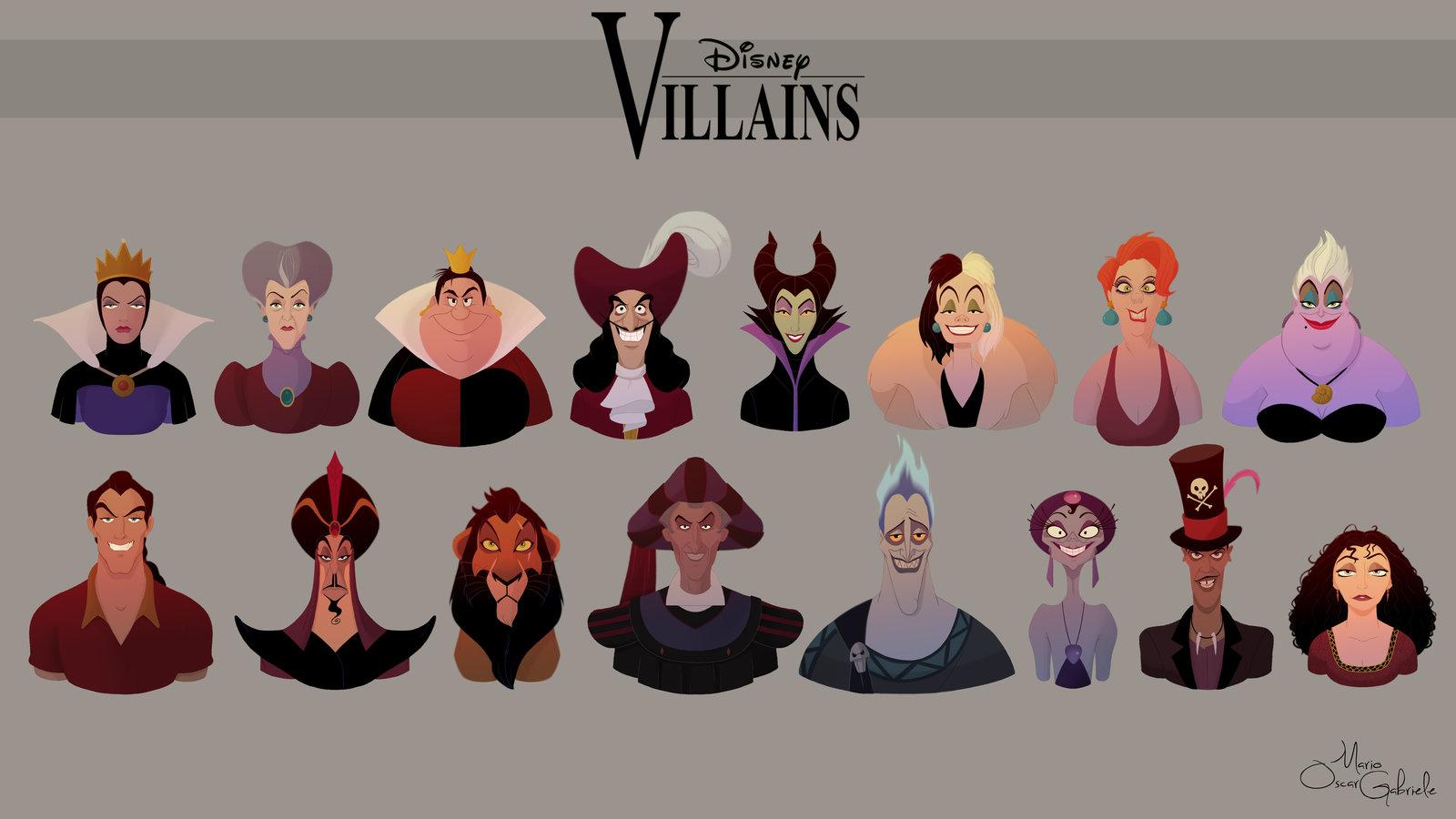 Disney Evil Characters Wallpaper