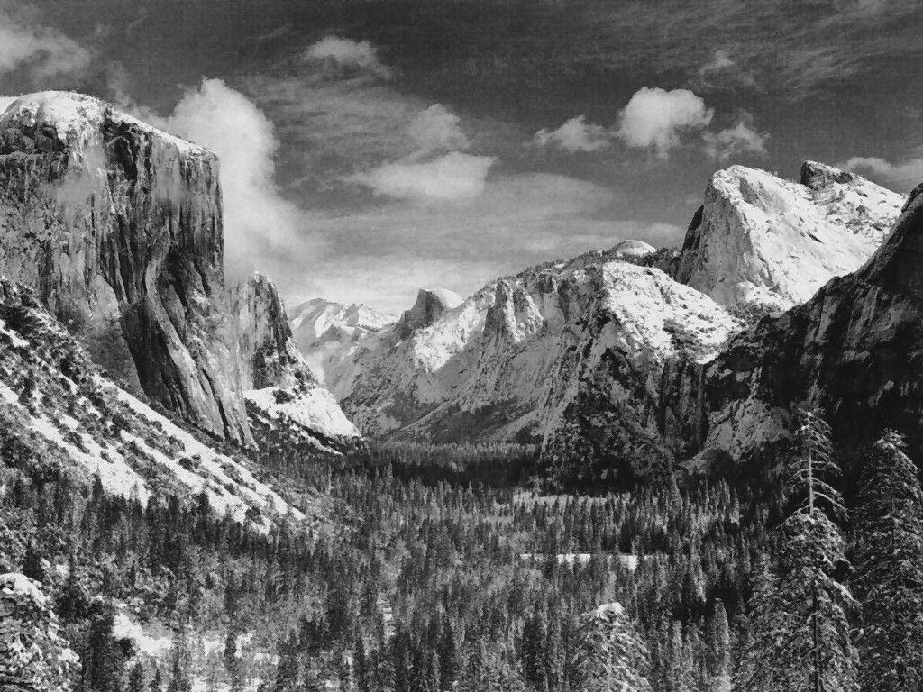 Yosemite Ansel Adams Desktop Wallpaper at