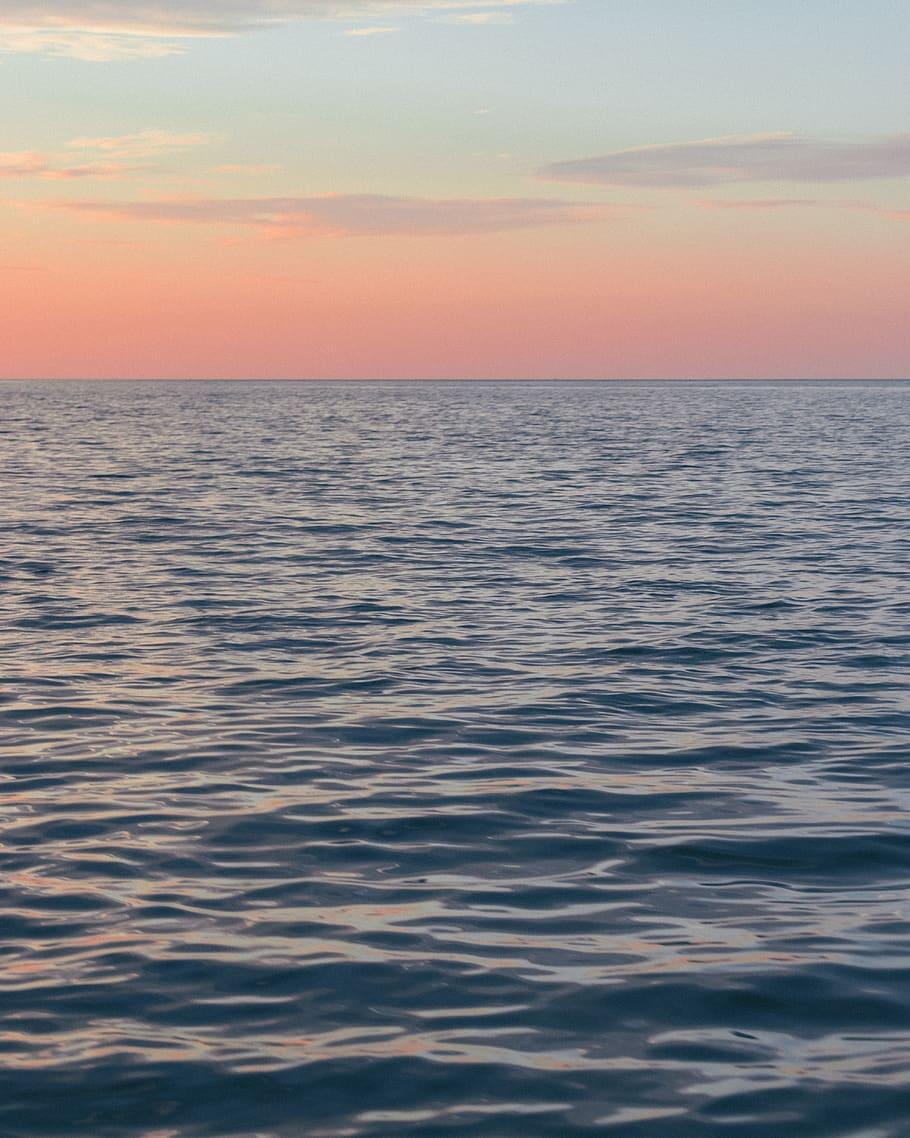 maldives, sunset, sunrise, ocean, minimal, simple, moody