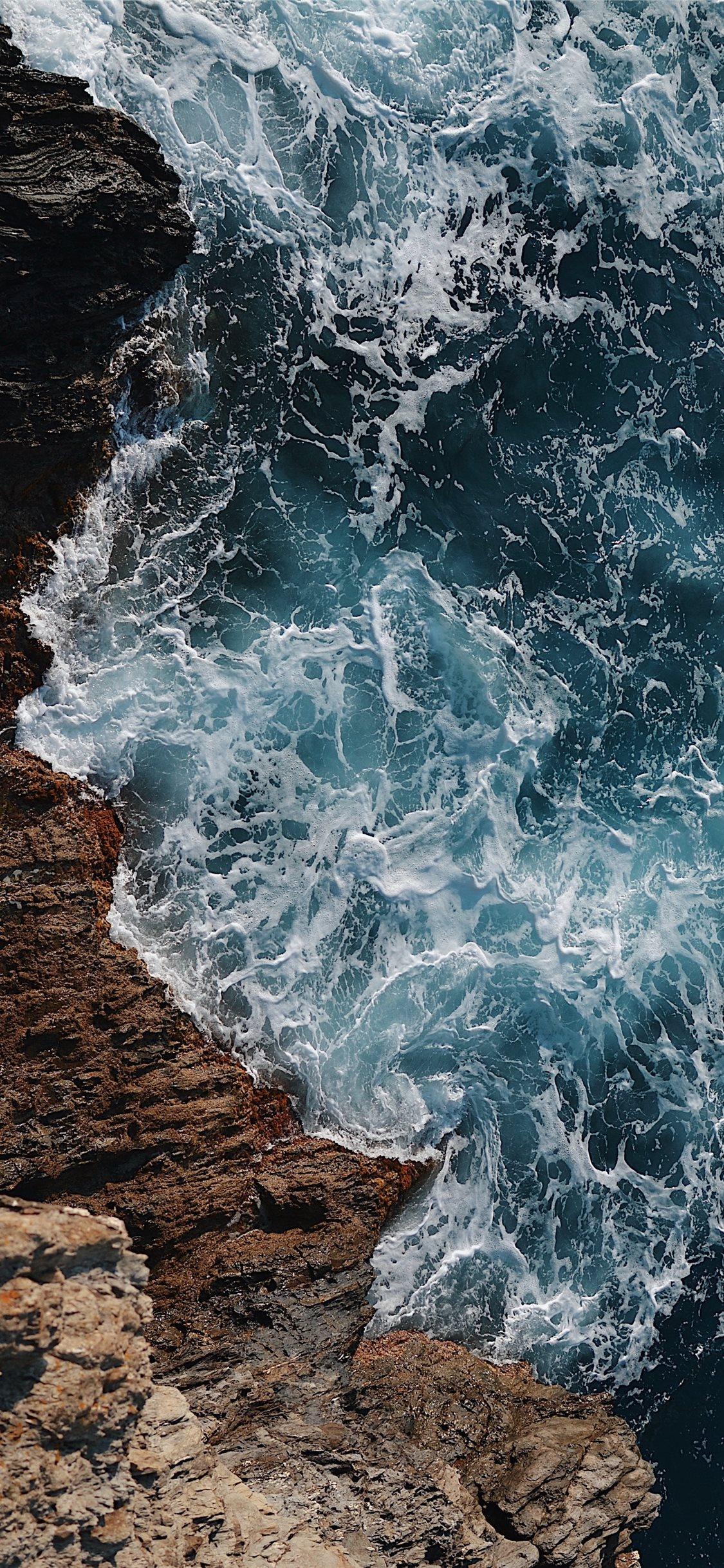 wild blue sea iPhone X Wallpaper Free Download