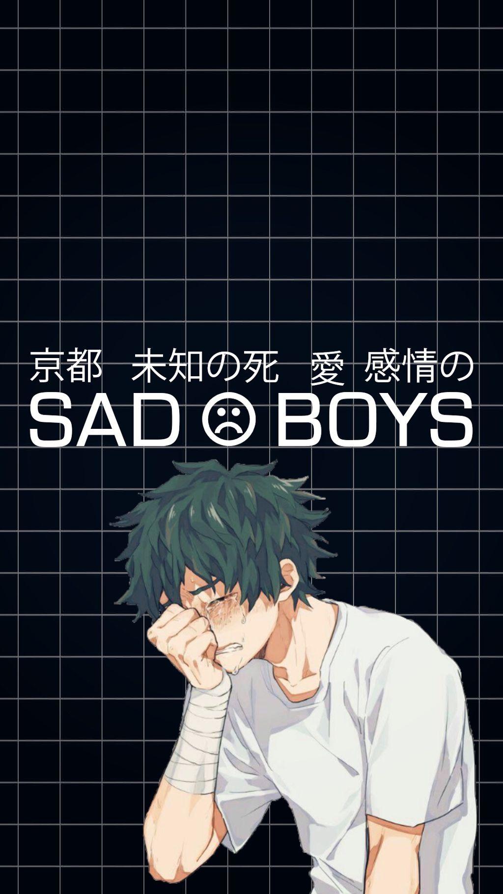 Sad Boys Anime Supreme Wallpapers Wallpaper Cave