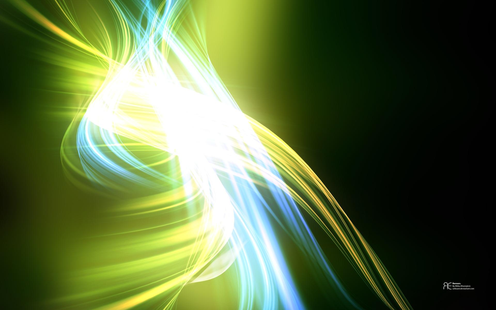 Green Abstract # 1920x1200. All For Desktop