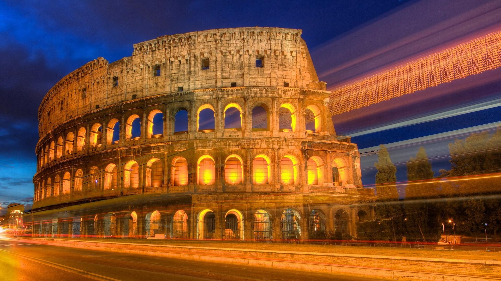 Roman Colosseum Widescreen Wallpaper