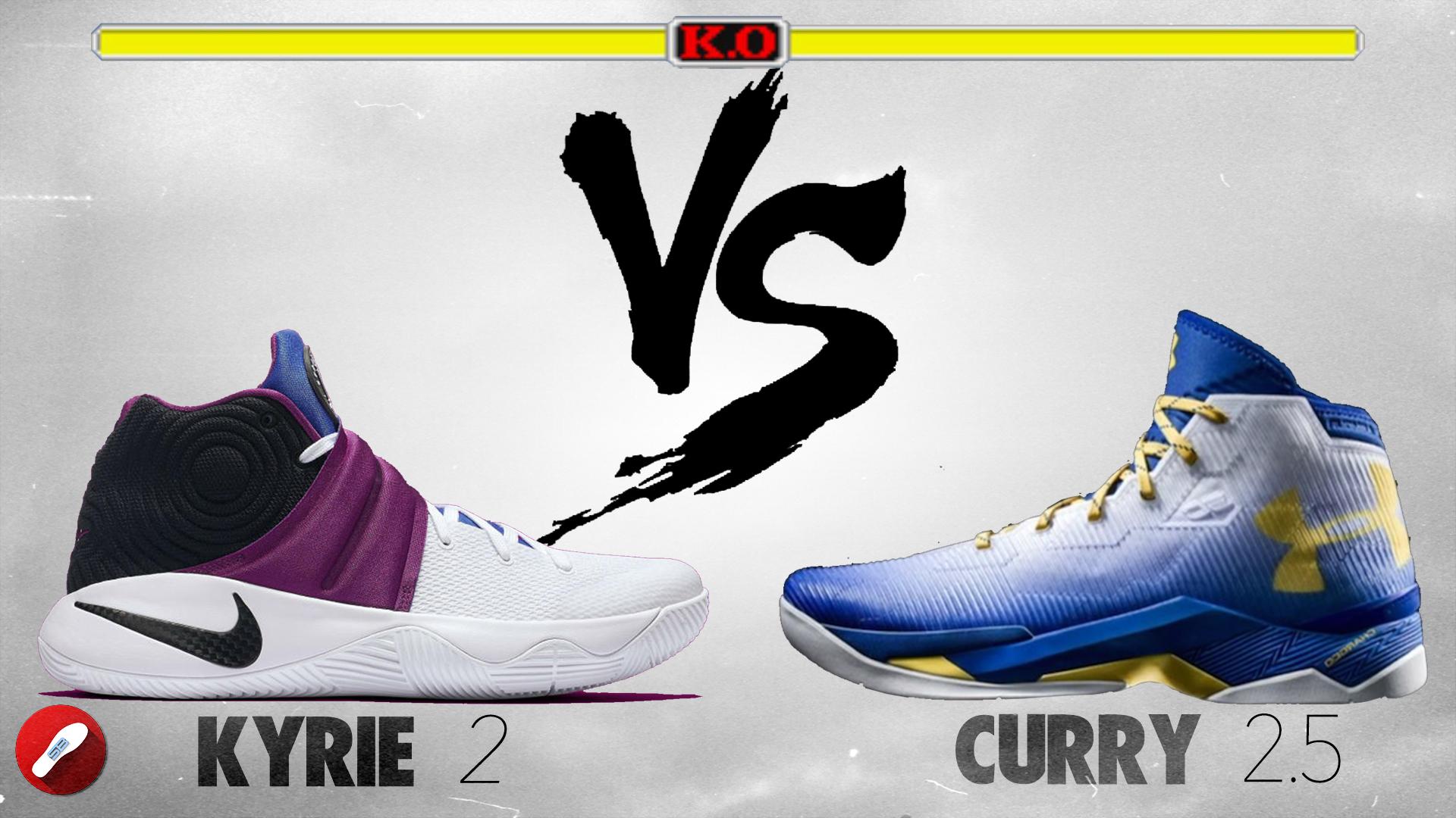 Nike Kyrie 2 VS Under Armour Curry 2.5 Sole Bros