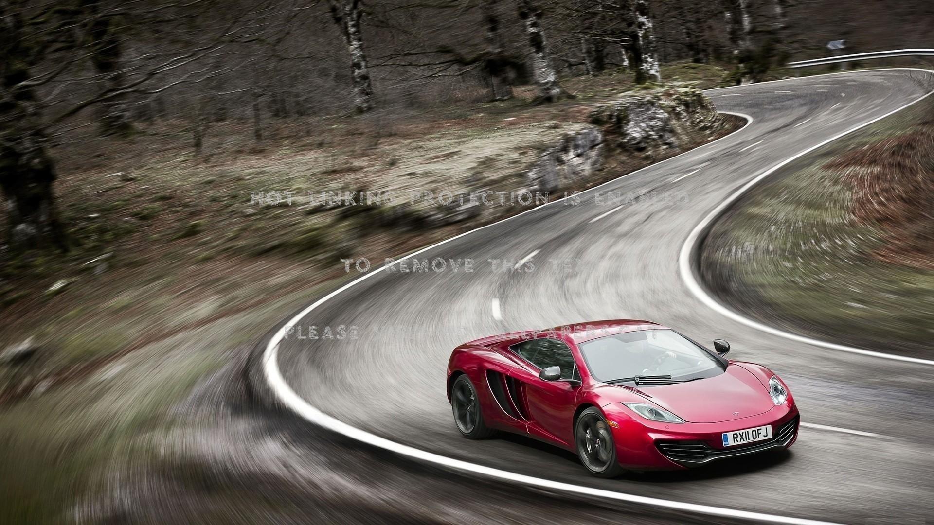 McLaren Sports Car Road Wallpapers Wallpaper Cave