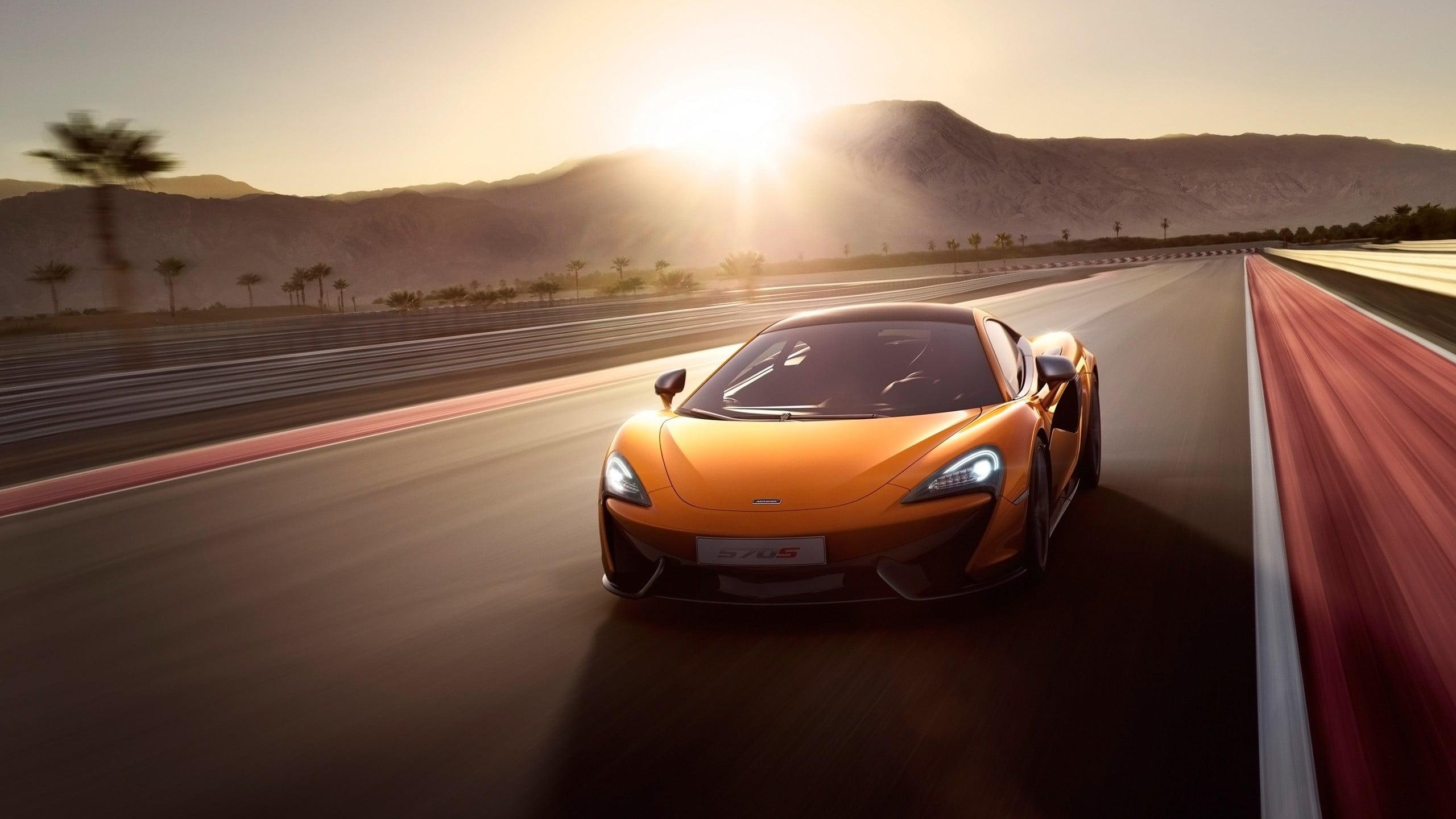 McLaren Sports Car Road Wallpapers Wallpaper Cave