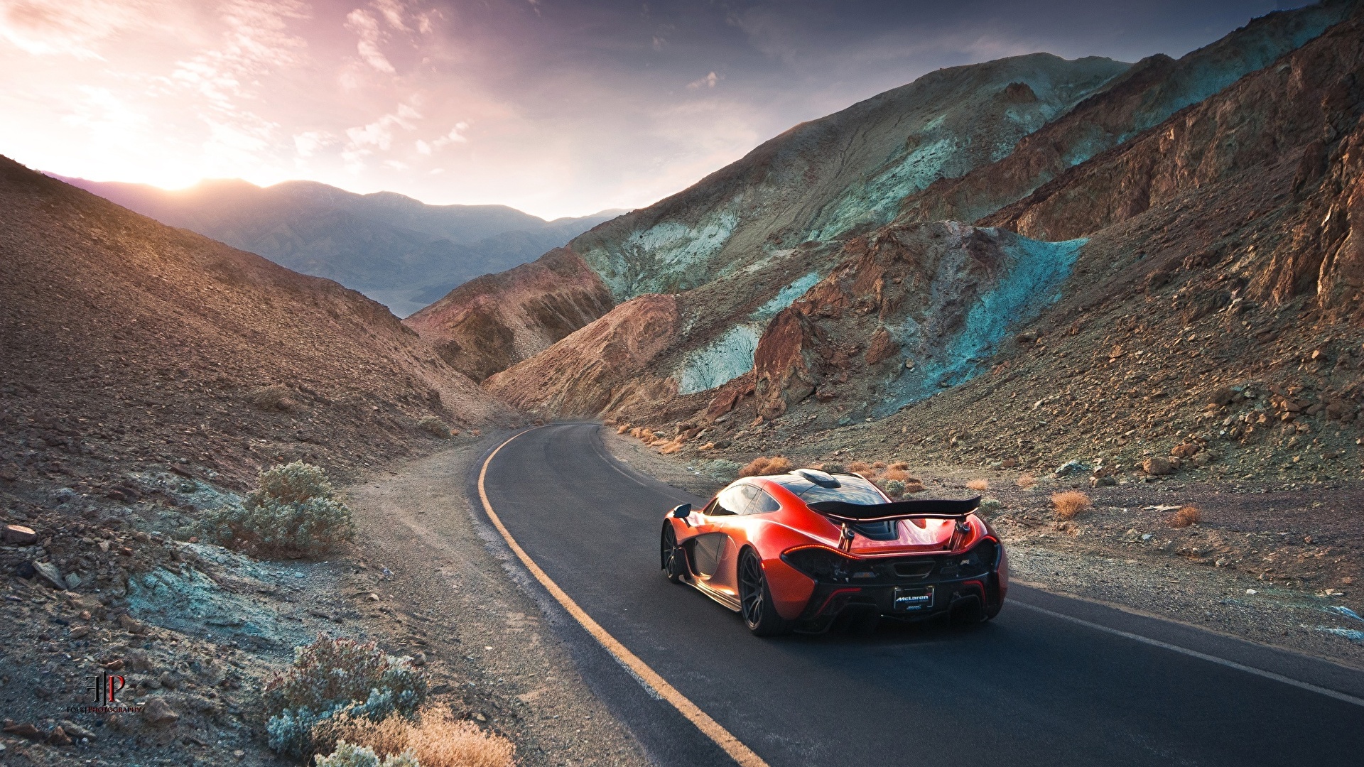 McLaren Sports Car Road Wallpapers Wallpaper Cave