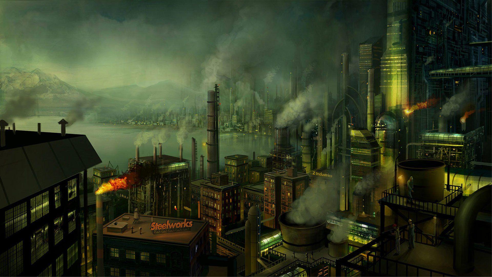 industrial revolution HD wallpaper