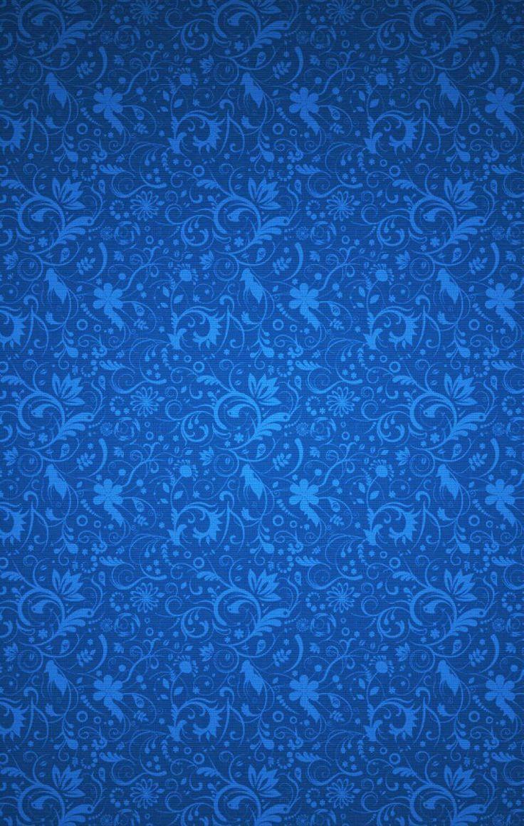 Royal Blue floral #wallpaper #blendable #graphic design
