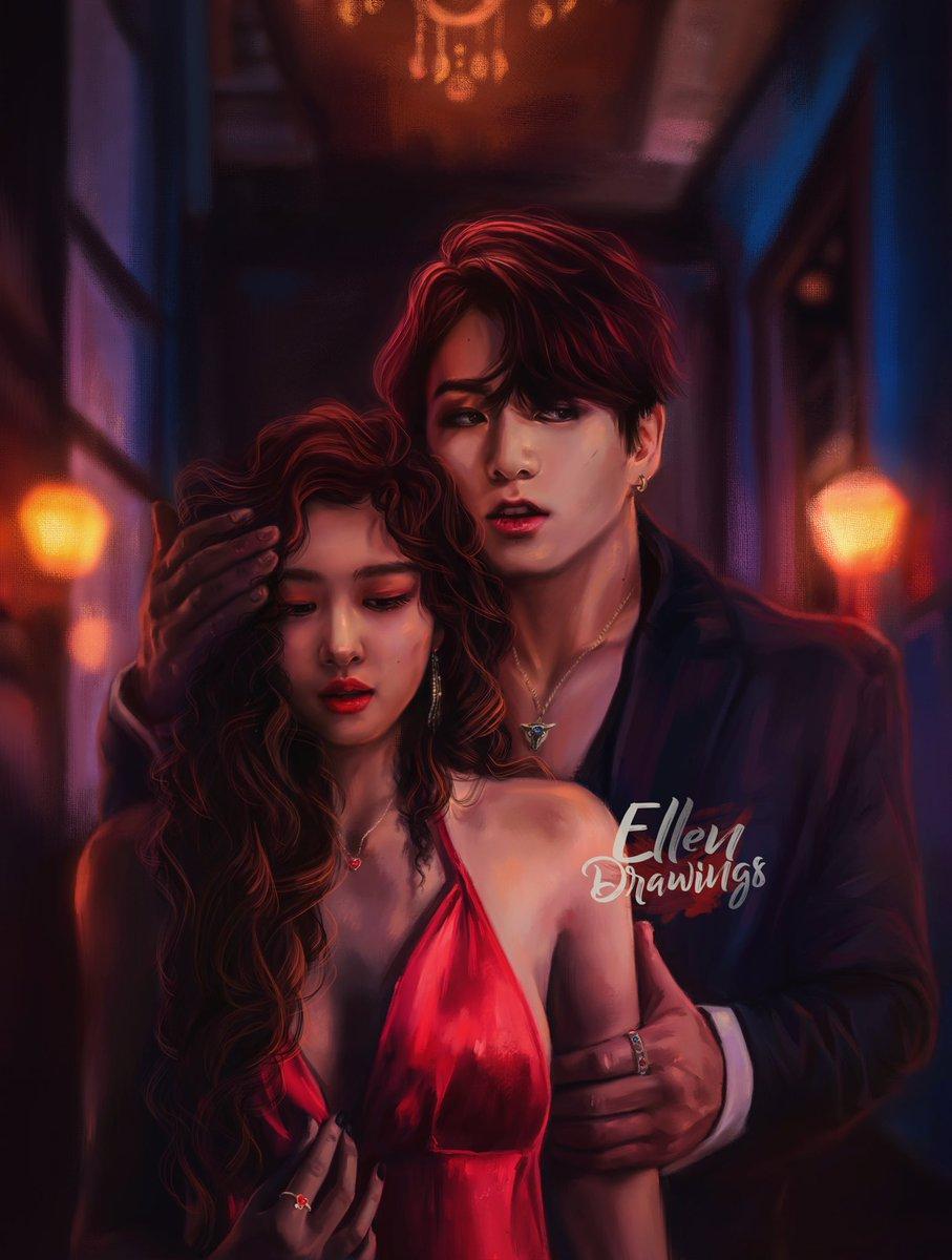 Taelice & RoseKook stunning fanarts ft TaeRose, JiRose
