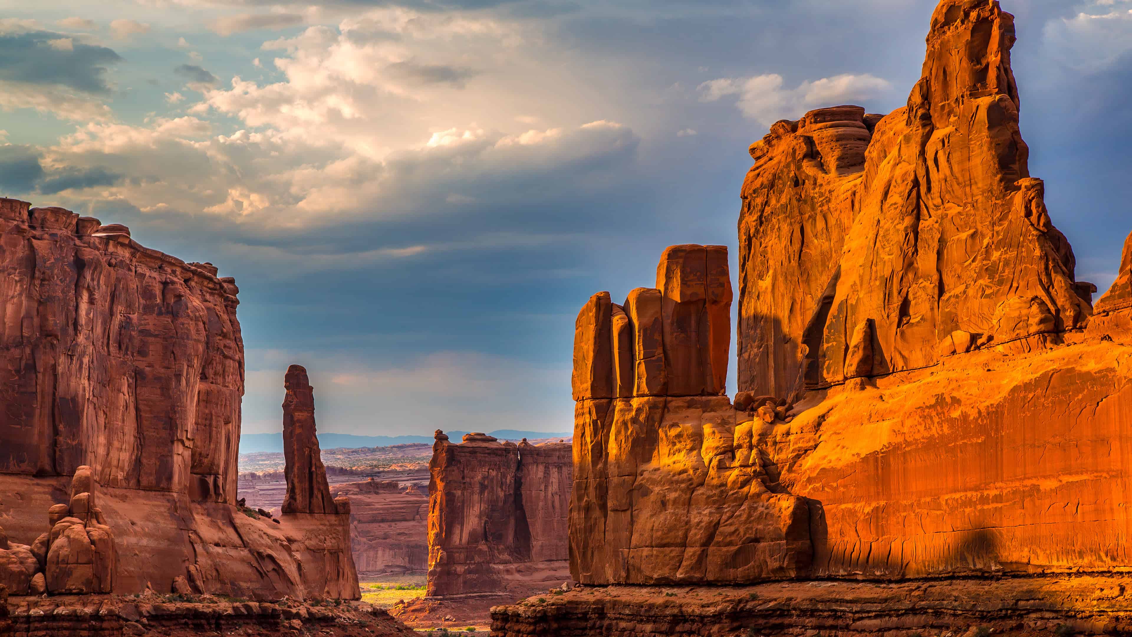Courthouse Towers Arches National Park Utah United States