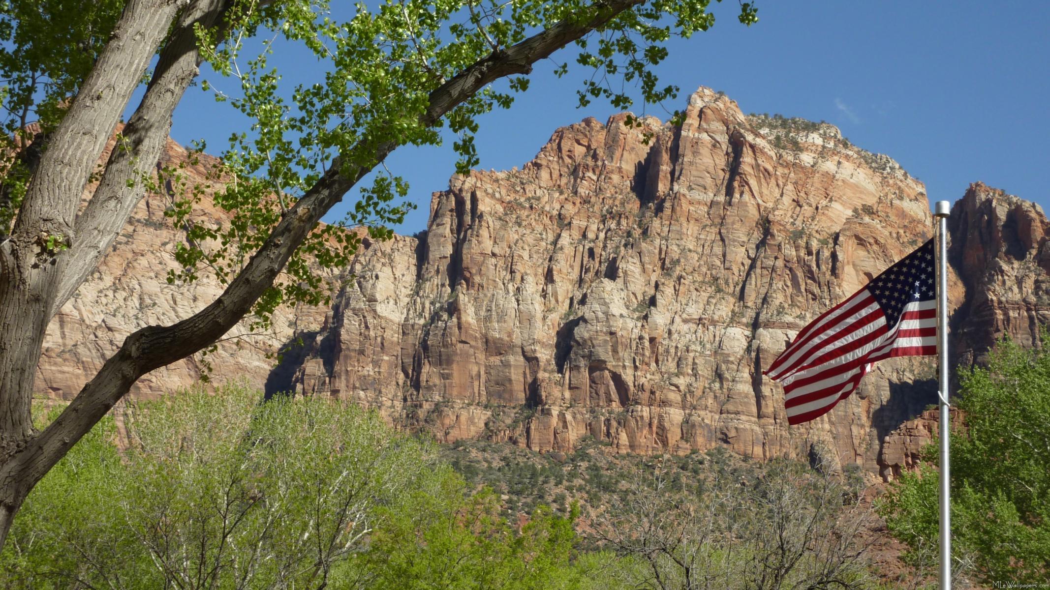 MLe Flag in Zion National Park I