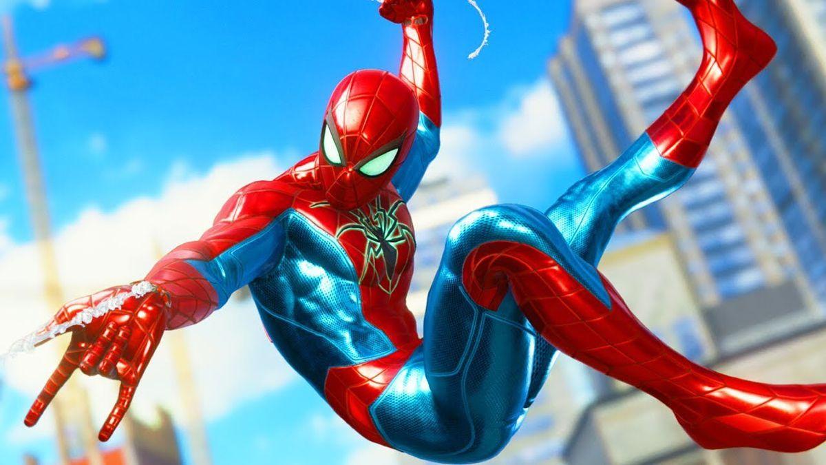 Spider Man PS4 Spider Armour IV Suit. The Amazing Spider