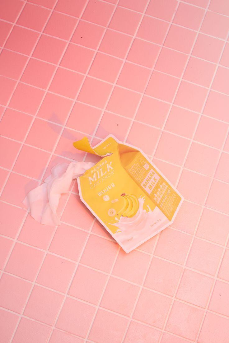 Pink and yellow. COLOR INSPIRATION. Pink aesthetic, Korean