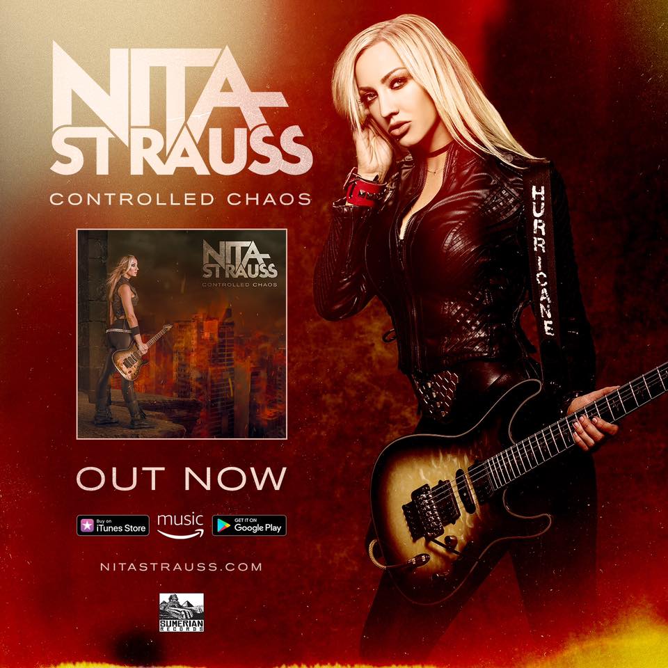 NITA STRAUSS CHAOS OUT NOW!- Sumerian Records