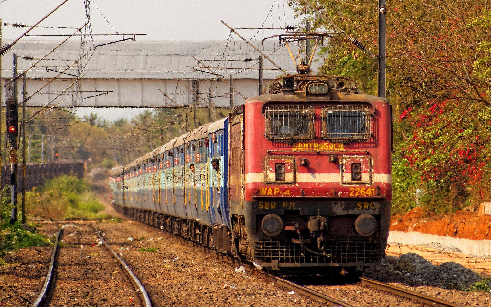 photography, Railway, Electric locomotives, Railroad track