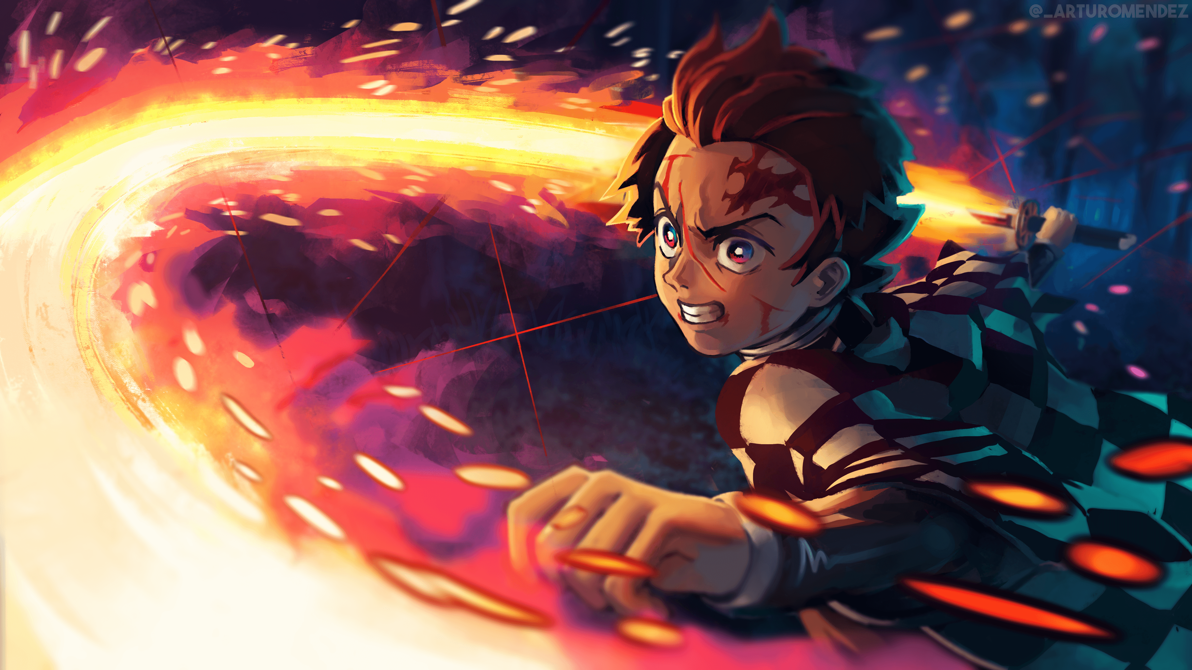 Demon Slayer 4k Computer Wallpapers Wallpaper Cave