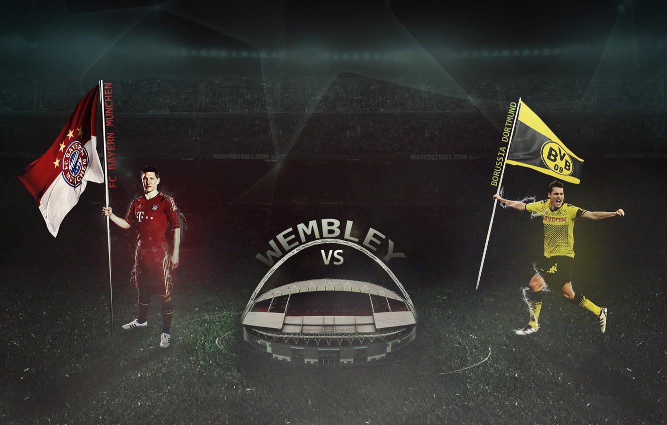 Wallpaper UEFA, Wembley, Borussia Dortmund, FC Bayern