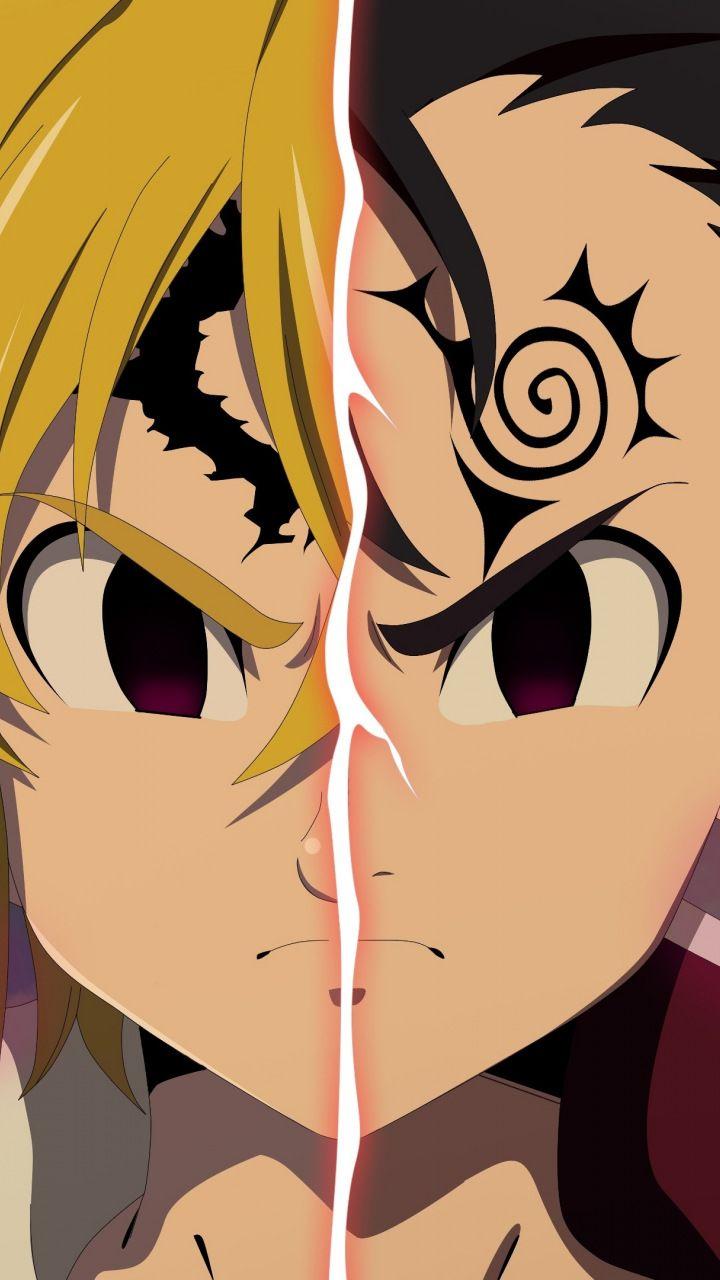 Face off, zeldris, meliodas, The Seven Deadly Sins, anime