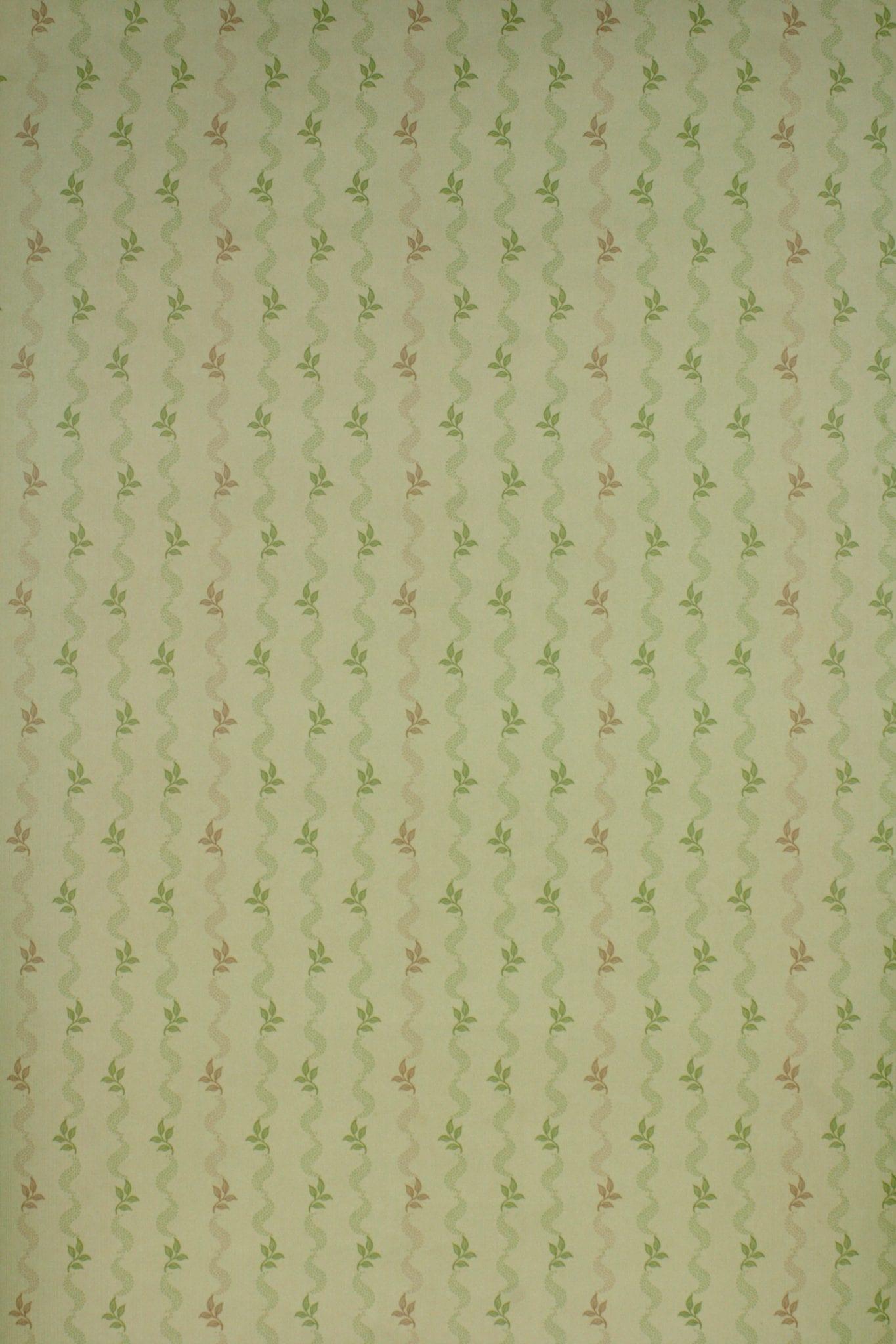 50s Green Small Pattern Wallpaper