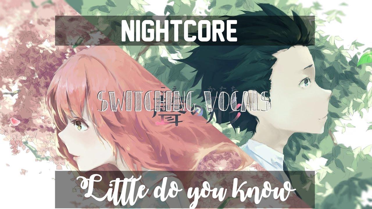 〘Nightcore〙↛ Little Do You Know 「Lyrics」「Switching Vocals」