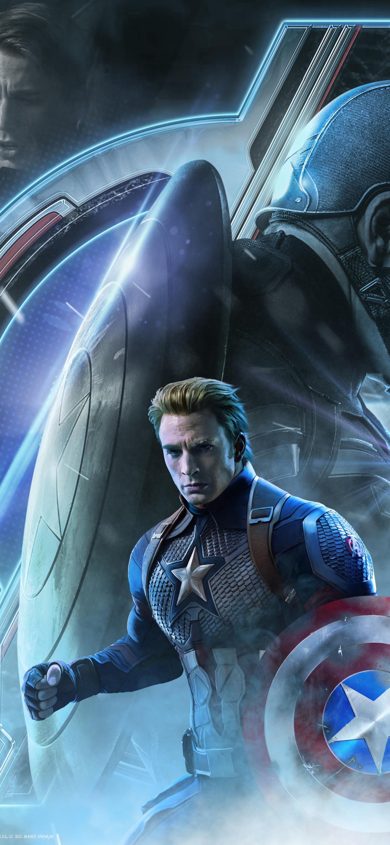 Captain America / Steve Rogers Avengers Endgame character poster Cinematic Universe Photo