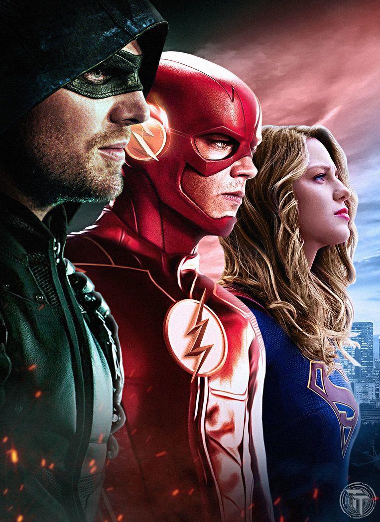 DCTV Trinity #Supergirl #TheFash #Arrow. I'm literally obsessed with this episode. I was just watching it. Superhero, Supergirl, Superhero shows