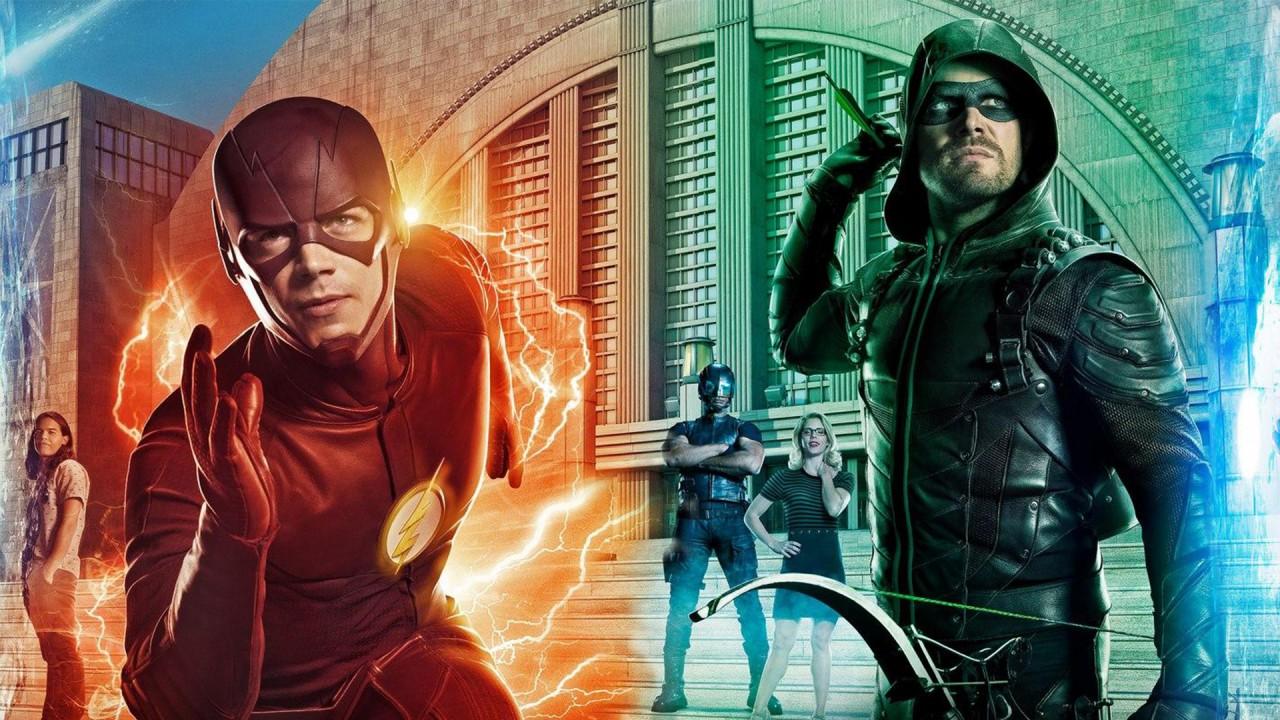 Wallpaper DC Universe, Supergirl, Flash, Arrow, Legends