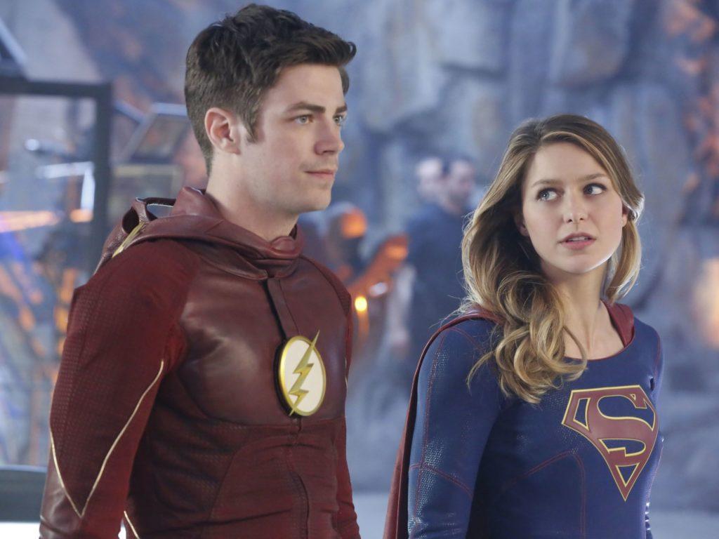 Flash 2400×1722 Supergirl Melissa Benoist Grant Gustin