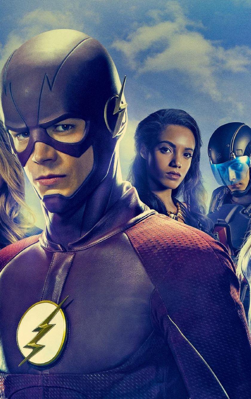 DC TV Superheros Flash Supergirl Arrow 840x1336