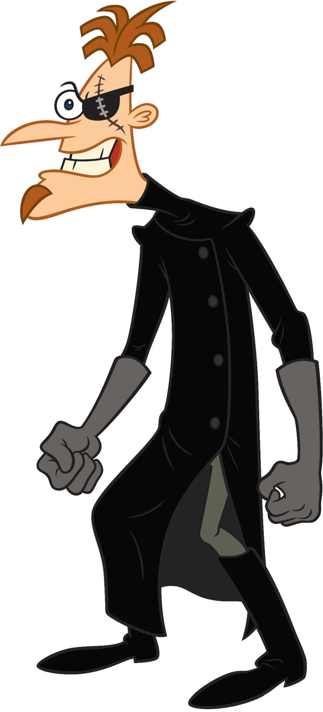 Heinz Doofenshmirtz (2nd Dimension). Team mirror. Phineas